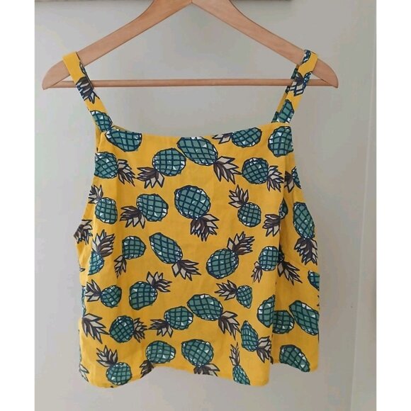 Modcloth Morning Melody Sleeveless Tank Top - Picture 1 of 11